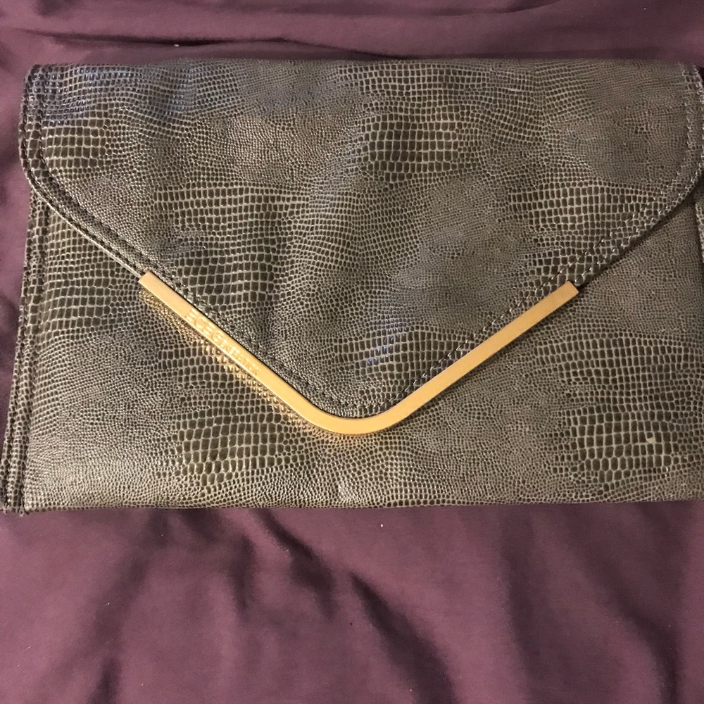BCBG envelope clutch
